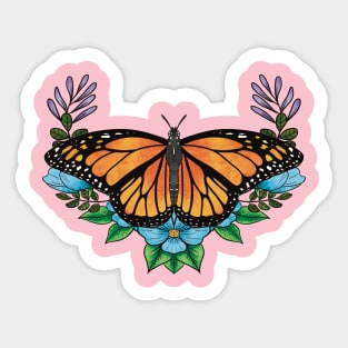 Monarch Butterfly Sticker